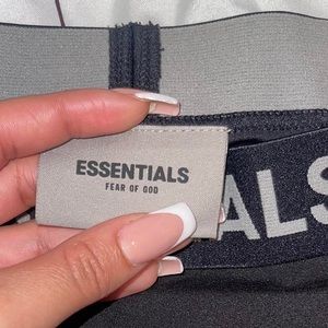 Fear of god essentials biker shorts
